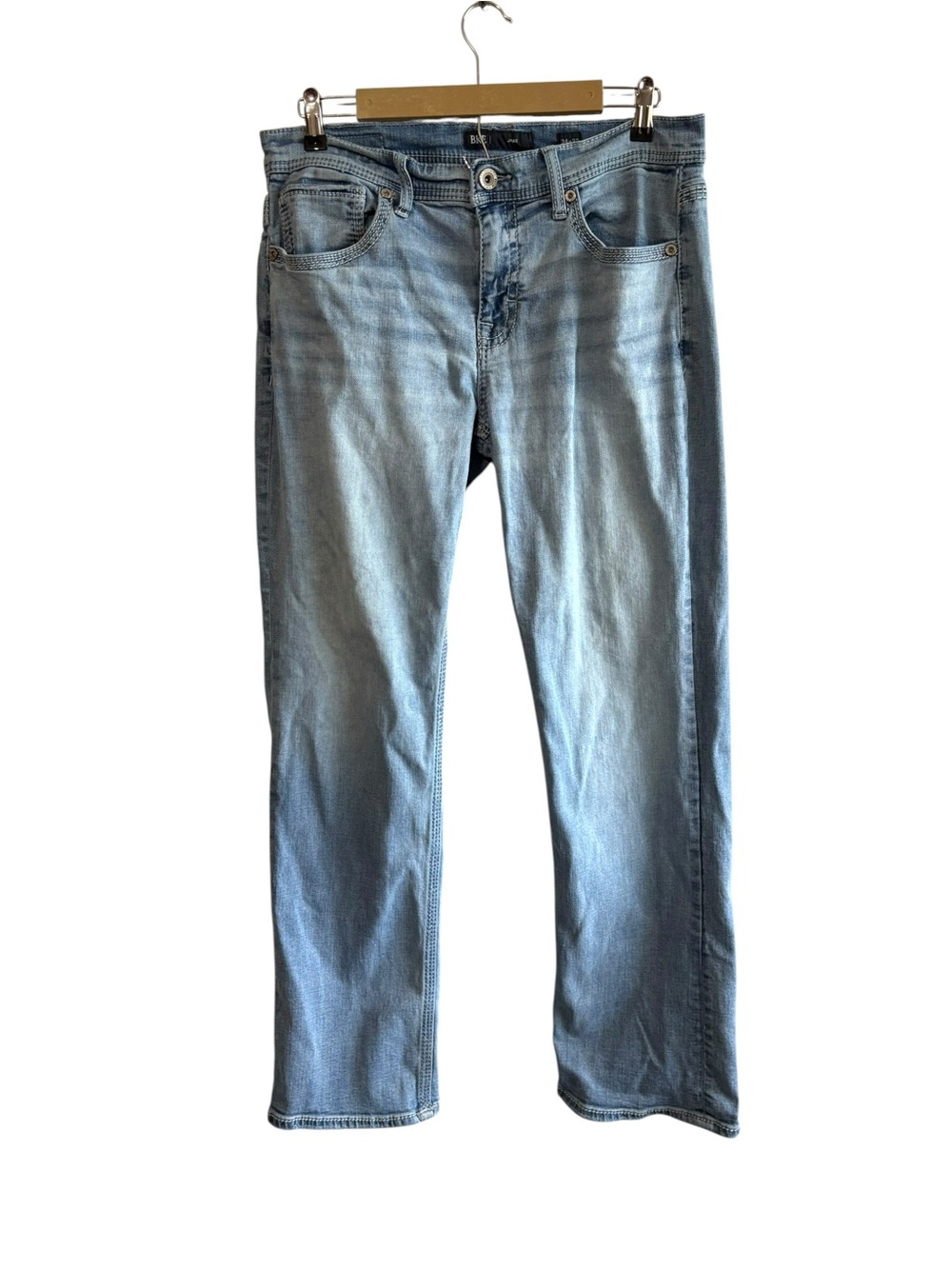 BKE Denim JAKE Size 34‎ Light Wash Jeans Western Country Cowboy Bootcut